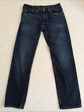 Levi's 505 Dark Blue Straight-Leg Men's Jeans
